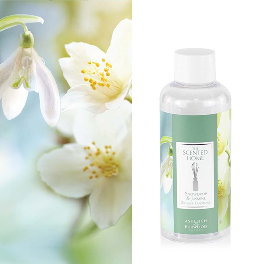 Products Ashleigh & Burwood | Snowdrop & Jasmine Reed Diffuser Refill