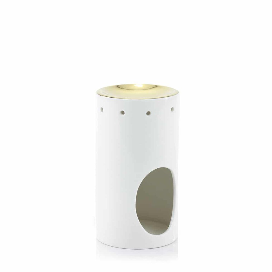 Products Ashleigh & Burwood | Tower White & Gold-Oil Burner