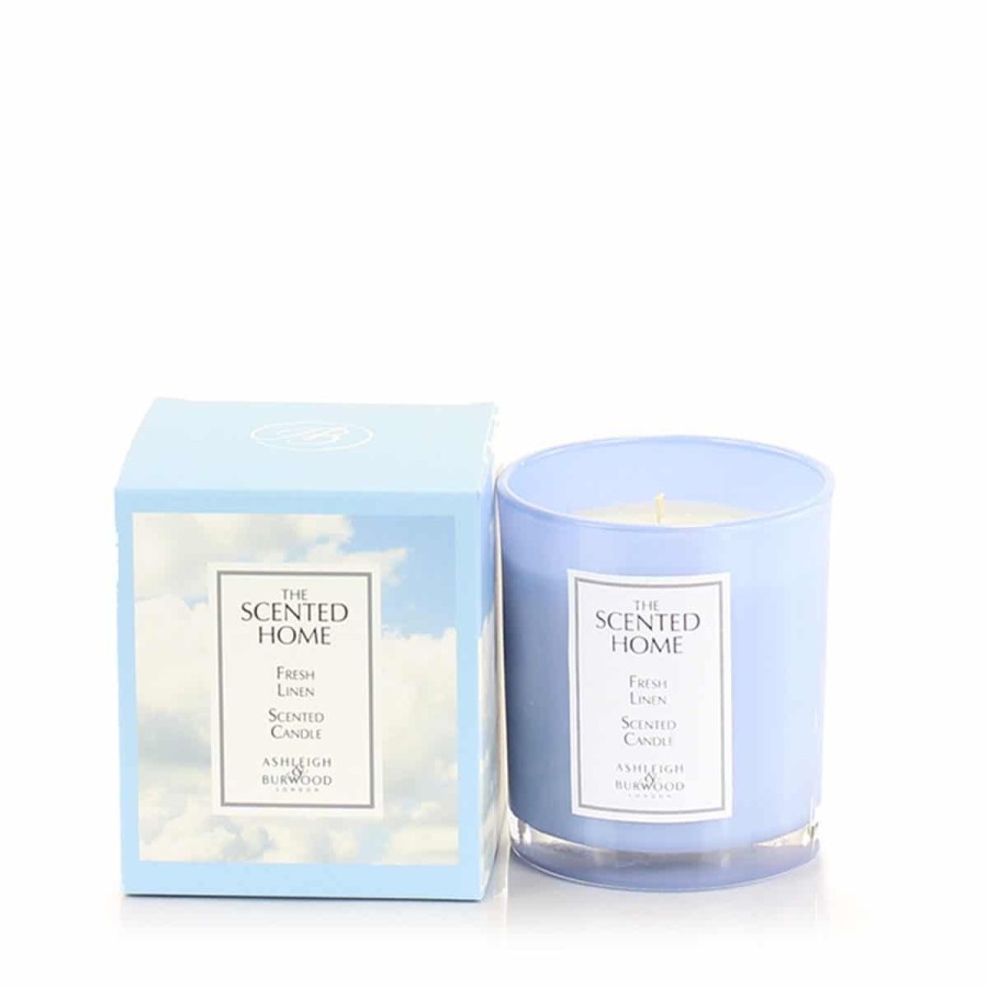 Products Ashleigh & Burwood | Fresh Linen Scented Jar Candle