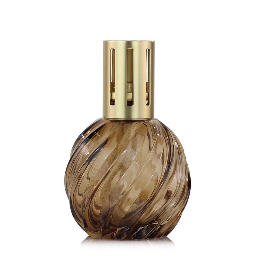 Products Ashleigh & Burwood | Amber Spiral Glass Fragrance Lamp