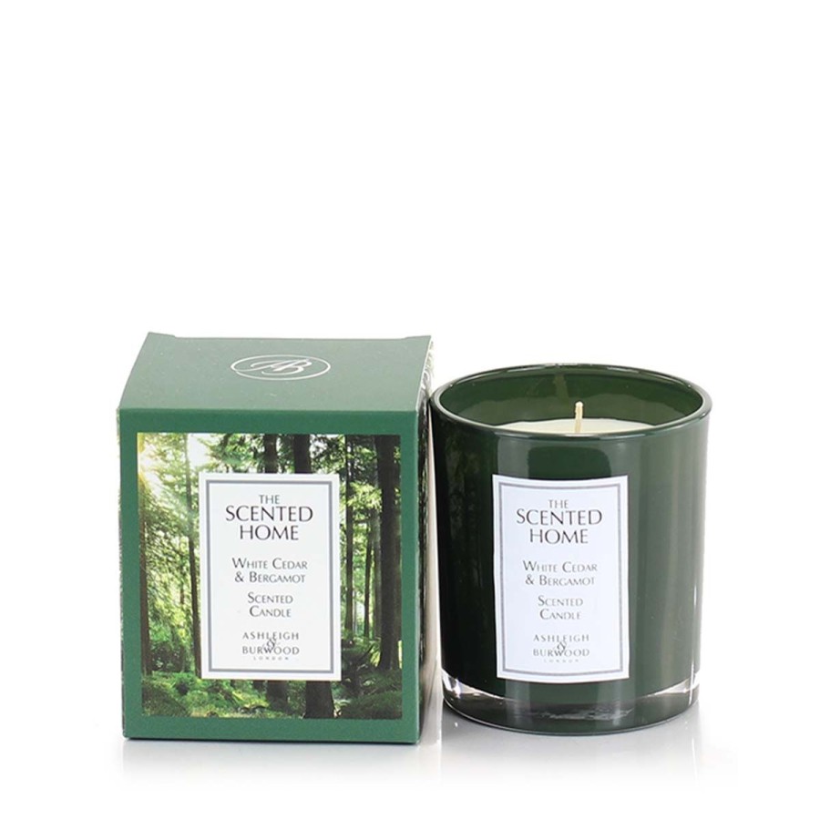 Products Ashleigh & Burwood | White Cedar & Bergamot Scented Jar Candle