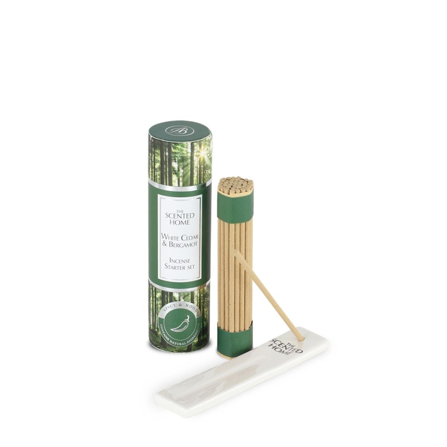 Products Ashleigh & Burwood | White Cedar & Bergamot Mini Incense Set