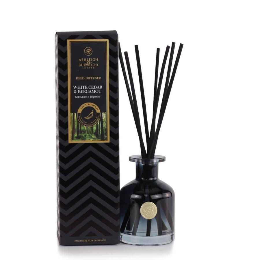 Products Ashleigh & Burwood | White Cedar & Bergamot Signature Reed Diffuser