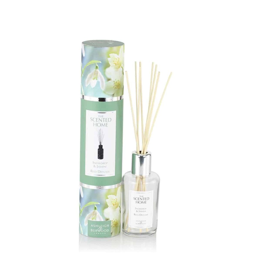 Products Ashleigh & Burwood | Snowdrop & Jasmine Reed Diffuser