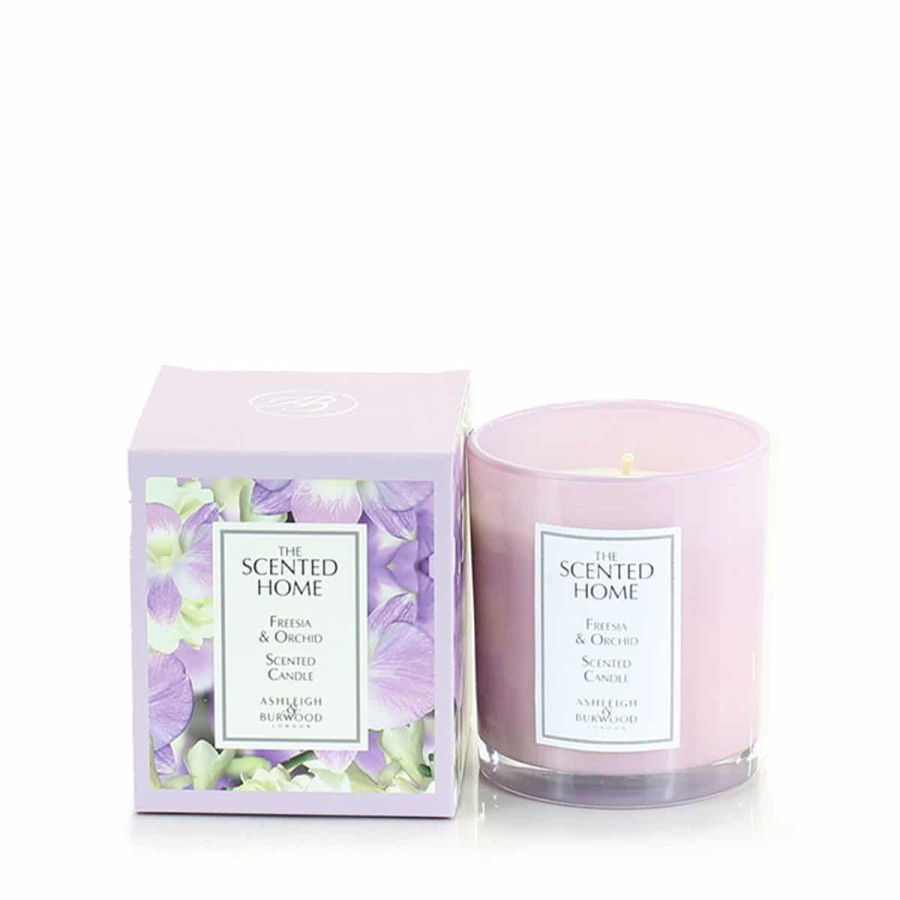 Products Ashleigh & Burwood | Freesia & Orchid Scented Jar Candle