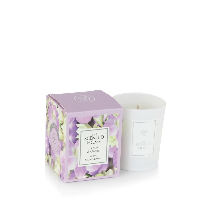 Products Ashleigh & Burwood | Freesia & Orchid Scented Jar Candle